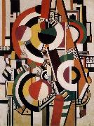 Fernard Leger Round dish oil painting reproduction